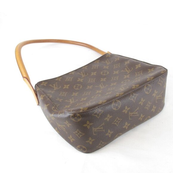 LOUIS VUITTON Brown Monogram Canvas Looping MM Shoulder Bag - Picture 6 of 10